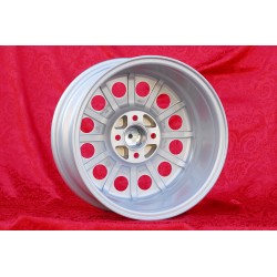 4 pcs. jantes Fiat Ronal 7x15 ET25 4x98 silver 124 SPORT COUPE SPIDER Pininfarina 500 ABARTH PANDA PUNTO