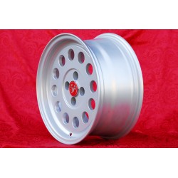 4 pcs. jantes Fiat Ronal 7x15 ET25 4x98 silver 124 SPORT COUPE SPIDER Pininfarina 500 ABARTH PANDA PUNTO