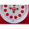 4 pcs. jantes Fiat Ronal 7x15 ET25 4x98 silver 124 SPORT COUPE SPIDER Pininfarina 500 ABARTH PANDA PUNTO