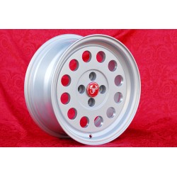 4 Stk Felgen Fiat Ronal 7x15 ET25 4x98 silver 124 SPORT COUPE SPIDER Pininfarina 500 ABARTH PANDA PUNTO