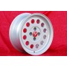 4 pcs. jantes Fiat Ronal 7x15 ET25 4x98 silver 124 SPORT COUPE SPIDER Pininfarina 500 ABARTH PANDA PUNTO