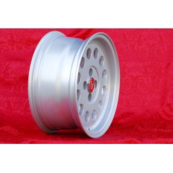 4 pz. cerchi Fiat Ronal 7x15 ET25 4x98 silver 124 SPORT COUPE SPIDER Pininfarina 500 ABARTH PANDA PUNTO