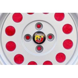 4 pcs. jantes Fiat Ronal 7x15 ET25 4x98 silver 124 SPORT COUPE SPIDER Pininfarina 500 ABARTH PANDA PUNTO