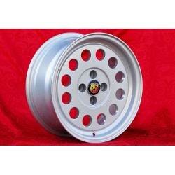 4 pcs. jantes Fiat Ronal 7x15 ET25 4x98 silver 124 SPORT COUPE SPIDER Pininfarina 500 ABARTH PANDA PUNTO