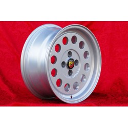 4 pcs. wheels Fiat Ronal 7x15 ET25 4x98 silver 124 SPORT COUPE SPIDER Pininfarina 500 ABARTH PANDA PUNTO