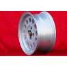 4 pcs. jantes Fiat Ronal 7x15 ET25 4x98 silver 124 SPORT COUPE SPIDER Pininfarina 500 ABARTH PANDA PUNTO