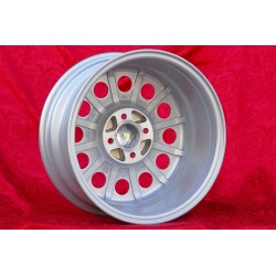 4 pcs. jantes Fiat Ronal 7x15 ET25 4x98 silver 124 SPORT COUPE SPIDER Pininfarina 500 ABARTH PANDA PUNTO