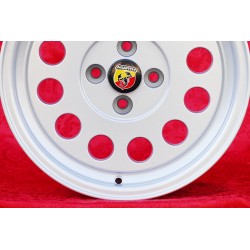 4 pcs. jantes Fiat Ronal 7x15 ET25 4x98 silver 124 SPORT COUPE SPIDER Pininfarina 500 ABARTH PANDA PUNTO