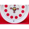 4 pcs. jantes Fiat Ronal 7x15 ET25 4x98 silver 124 SPORT COUPE SPIDER Pininfarina 500 ABARTH PANDA PUNTO