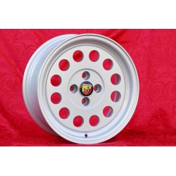 4 Stk Felgen Fiat Ronal 7x15 ET25 4x98 silver 124 SPORT COUPE SPIDER Pininfarina 500 ABARTH PANDA PUNTO