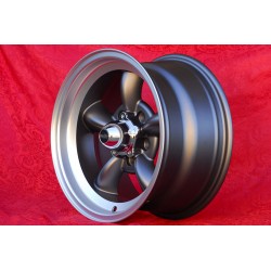 4 cerchi Torq Thrust 8x15 5x114.3 Ford Mustang Falcon Fairlane Torino Thunderbird Galaxie LTD anthracite/diamond cut