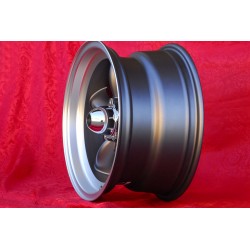 4 jantes Torq Thrust 8x15 5x114.3 Ford Mustang Falcon Fairlane Torino Thunderbird Galaxie LTD anthracite/diamond cut