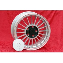 1 wheel Alpina 8x17 5x120 BMW serie 5 E12 E28 E34 serie 6 E24 serie 7 E23 E32  silver/black 