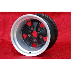 1 wheel Fuchs 11x15 5x130 Porsche 911 turbo wide body turbolook matt black/diamond cut