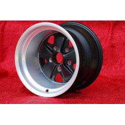 1 wheel Fuchs 11x15 5x130 Porsche 911 turbo wide body turbolook matt black/diamond cut