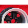 1 wheel Fuchs 11x15 5x130 Porsche 911 turbo wide body turbolook matt black/diamond cut