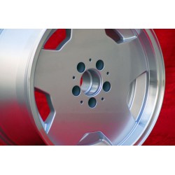 4 cerchi Aero 8x17 + 9x17 5x112 Mercedes w107 w108 w109 w116 w123 w126 w129