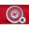 1 cerchio BBS 8x16 4x100 BMW Volkswagen Opel Mazda Audi M3 E30 serie 5 E12 E28 E34 serie 6 E24 serie 7 E23 E32 E3 E9 sil