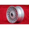 1 Felge BBS 8x16 4x100 BMW Volkswagen Opel Mazda Audi M3 E30 serie 5 E12 E28 E34 serie 6 E24 serie 7 E23 E32 E3 E9 silve