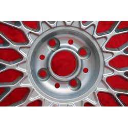 1 jante BBS 8x16 4x100 BMW Volkswagen Opel Mazda Audi M3 E30 serie 5 E12 E28 E34 serie 6 E24 serie 7 E23 E32 E3 E9 silve