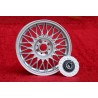 1 cerchio BBS 8x16 4x100 BMW Volkswagen Opel Mazda Audi M3 E30 serie 5 E12 E28 E34 serie 6 E24 serie 7 E23 E32 E3 E9 sil