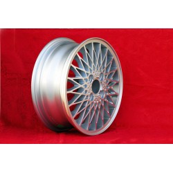 1 Felge X-Spoke 6x15 4x108 Porsche 924 924S silver