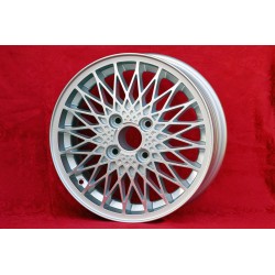 1 cerchio X-Spoke 6x15 4x108 Porsche 924 924S silver