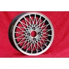 1 Felge X-Spoke 6x15 4x108 Porsche 924 924S black/polished