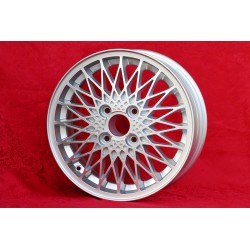 4 Felgen X-Spoke 6x15 4x108 Porsche 924 924S silver