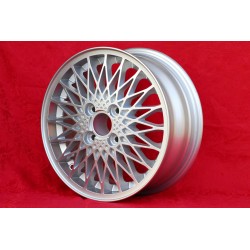 4 wheels X-Spoke 6x15 4x108 Porsche 924 924S silver