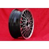 4 jantes X-Spoke 6x15 4x108 Porsche 924 924S black/polished