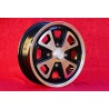 1 cerchio Baby Fuchs 5.5x15 4x130 Porsche Volkswagen 914-4 VW Beetle 1968-- Karmann Ghia Typ 34 black/diamond cut