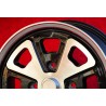 1 wheel Baby Fuchs 5.5x15 4x130 Porsche Volkswagen 914-4 VW Beetle 1968-- Karmann Ghia Typ 34 black/diamond cut