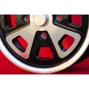 1 wheel Baby Fuchs 5.5x15 4x130 Porsche Volkswagen 914-4 VW Beetle 1968-- Karmann Ghia Typ 34 black/diamond cut