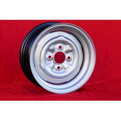 1 Felge OE steel 5.5x13 4x108 Ford Escort Mk1-2 Capri Cortina Taunus TC silver