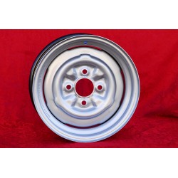 4 wheels OE steel 5.5x13 4x108 Ford Escort Mk1-2 Capri Cortina Taunus TC silver