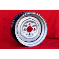 4 jantes OE steel 5.5x13 4x108 Ford Escort Mk1-2 Capri Cortina Taunus TC silver