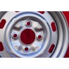 4 wheels OE steel 5.5x15 4x130 Volkswagen Porsche Beetle 67- Karmann Ghia 67- Typ 3 411 412 Porsche 914  silver