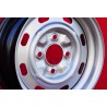 4 Felgen OE steel 5.5x15 4x130 Volkswagen Porsche Beetle 67- Karmann Ghia 67- Typ 3 411 412 Porsche 914  silver