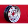 4 jantes OE steel 5.5x15 4x130 Volkswagen Porsche Beetle 67- Karmann Ghia 67- Typ 3 411 412 Porsche 914  silver