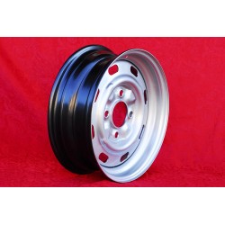 4 cerchi OE steel 5.5x15 4x130 Volkswagen Porsche Beetle 67- Karmann Ghia 67- Typ 3 411 412 Porsche 914  silver