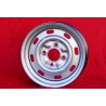 4 Felgen OE steel 5.5x15 4x130 Volkswagen Porsche Beetle 67- Karmann Ghia 67- Typ 3 411 412 Porsche 914  silver