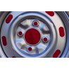 4 Felgen OE steel 5.5x15 4x130 Volkswagen Porsche Beetle 67- Karmann Ghia 67- Typ 3 411 412 Porsche 914  silver