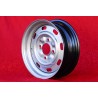 4 wheels OE steel 5.5x15 4x130 Volkswagen Porsche Beetle 67- Karmann Ghia 67- Typ 3 411 412 Porsche 914  silver