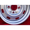 4 jantes OE steel 5.5x15 4x130 Volkswagen Porsche Beetle 67- Karmann Ghia 67- Typ 3 411 412 Porsche 914  silver