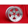 1 cerchio Penta 10x15 5x112 Mercedes w107 w108 w109 Red Pig 300 SEL silver/diamond cut