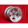 1 Felge Penta 10x15 5x112 Mercedes w107 w108 w109 Red Pig 300 SEL silver/diamond cut