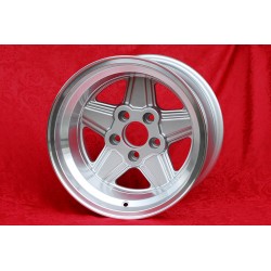 1 Felge Penta 10x15 5x112 Mercedes w107 w108 w109 Red Pig 300 SEL silver/diamond cut