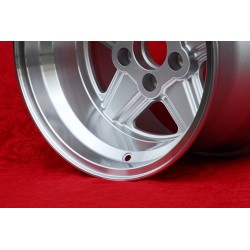 1 Felge Penta 10x15 5x112 Mercedes w107 w108 w109 Red Pig 300 SEL silver/diamond cut