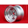 1 cerchio Penta 10x15 5x112 Mercedes w107 w108 w109 Red Pig 300 SEL silver/diamond cut